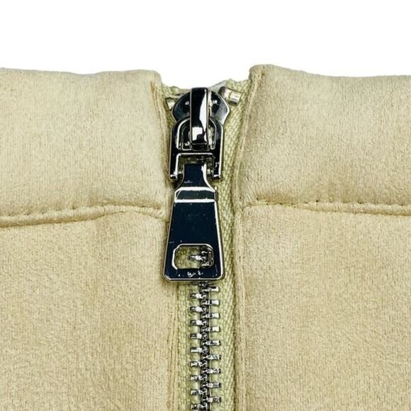 MANIERE DE VOIR Suede Lace-Up Mini Skirt Sz 2 - Picture 8 of 8